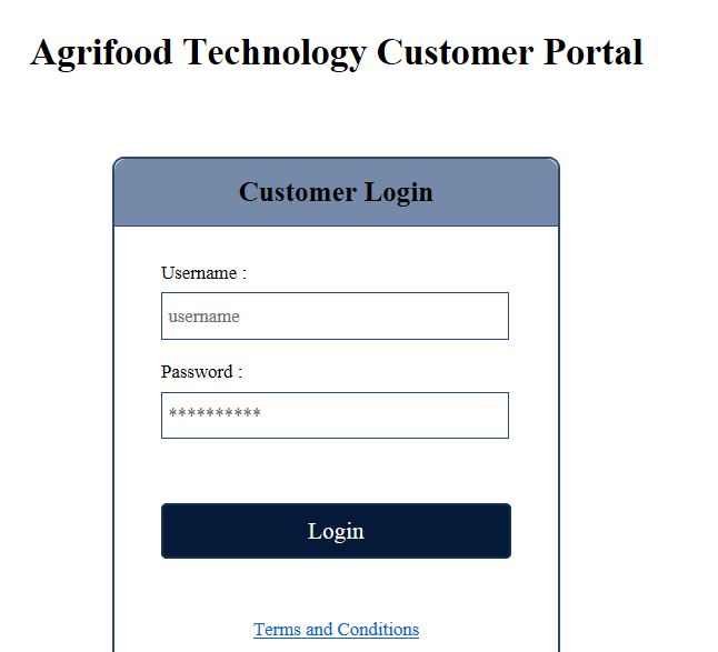 Customer Portal.....On-Line Results Now Available! - Agrifood Technology